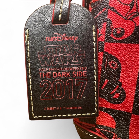 Dooney & Bourke Red and Black Star Wars Dark Side Rare Ltd Edition Crossbody Bag - Picture 2 of 8